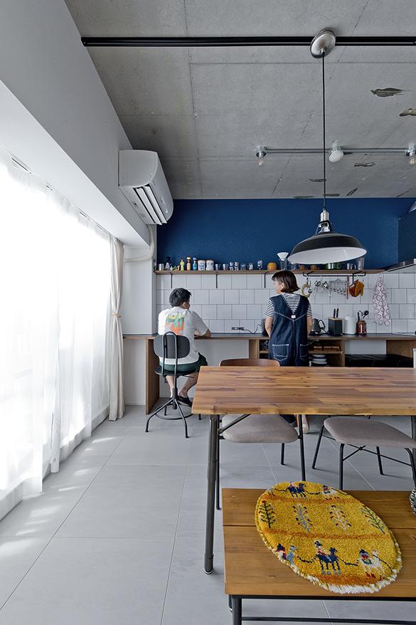 「旅のカケラ」のキッチン・ワークスペース