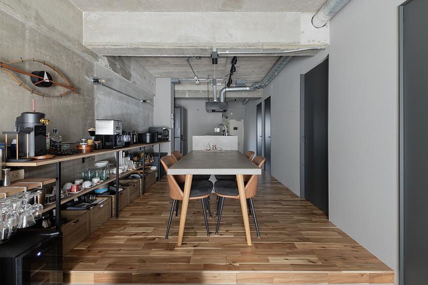 「cozy nook」のリビングダイニング