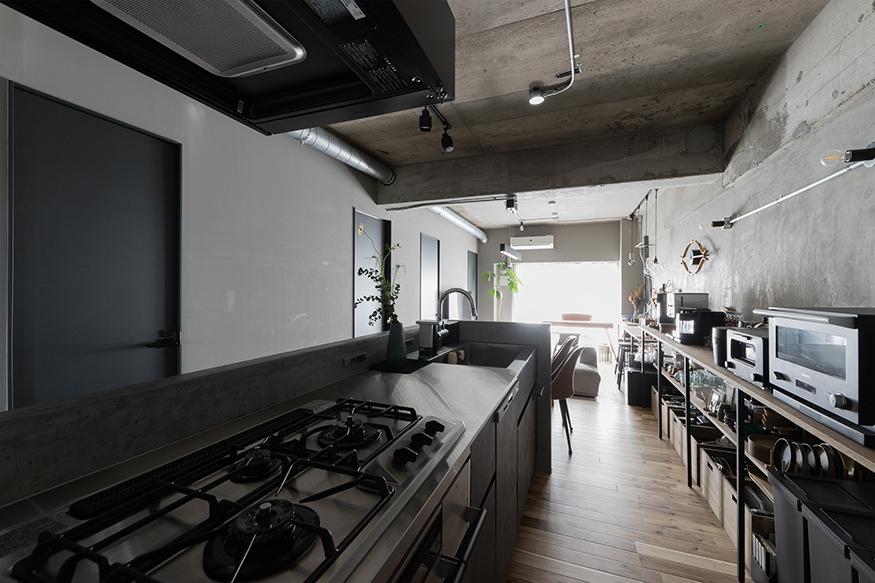 「cozy nook」のキッチン