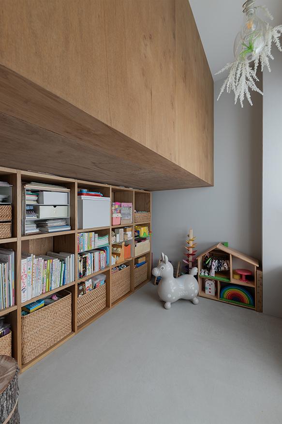 「cozy nook」の子供部屋