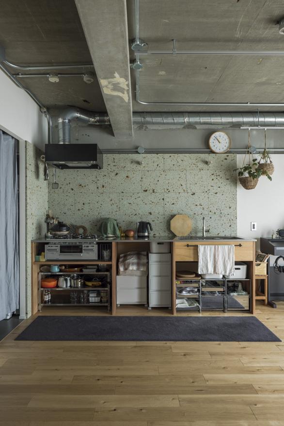 「手塩にかけて育てる家」のキッチン