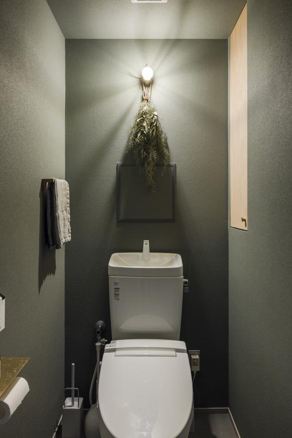 「手塩にかけて育てる家」のトイレ