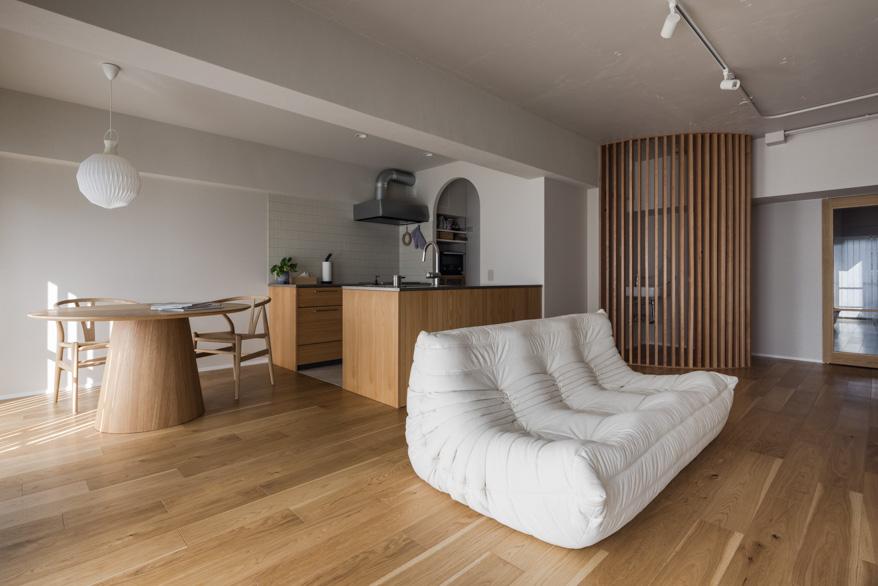 「Louver」のリビングダイニング