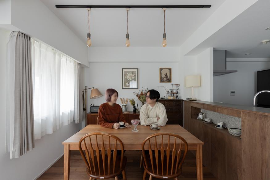 「Folks Nest」のダイニング