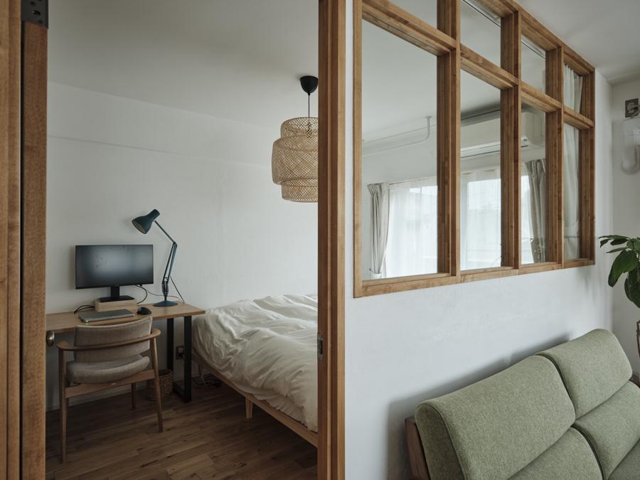 「透明な境界」の寝室