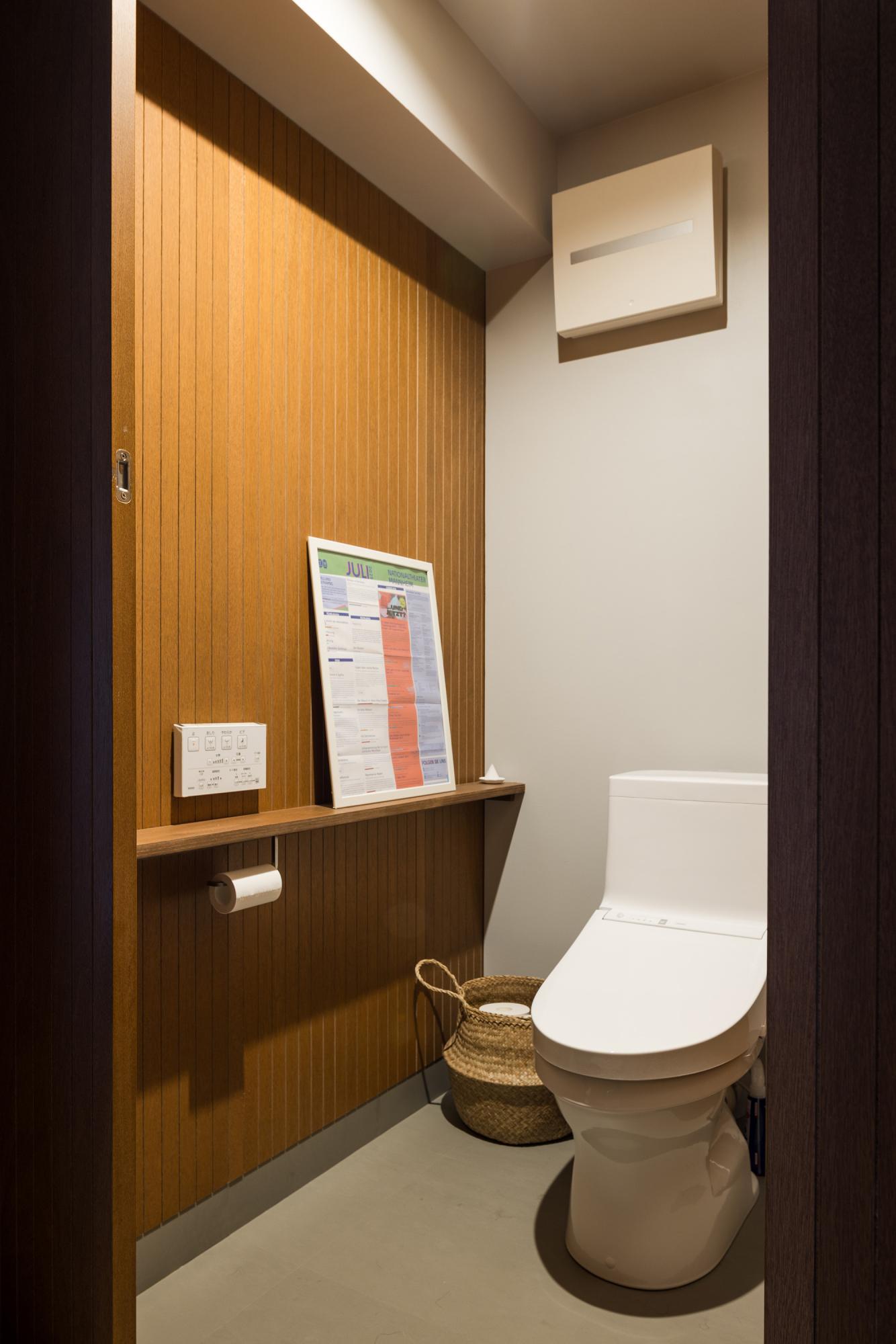 「静謐な間 – tatema」のトイレ