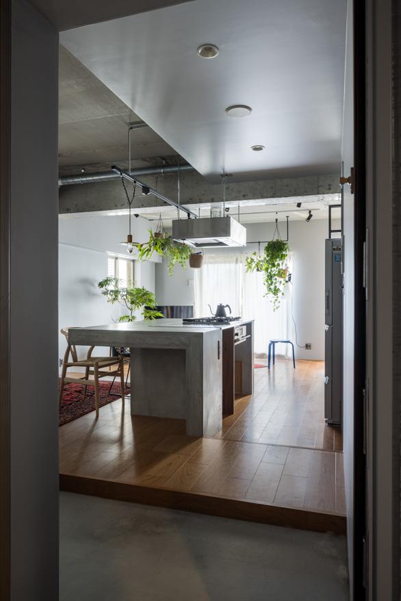 「ひとつづきにくらす」のキッチン