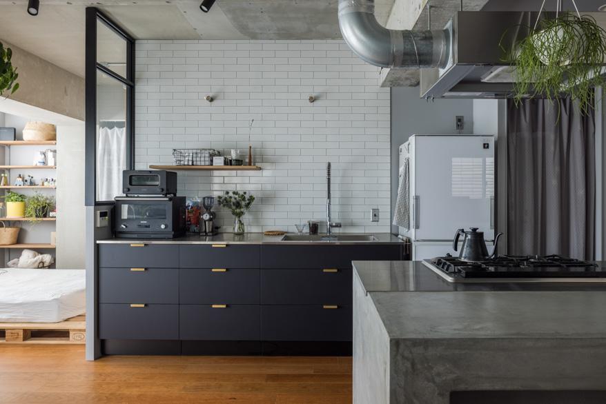 「ひとつづきにくらす」のキッチン