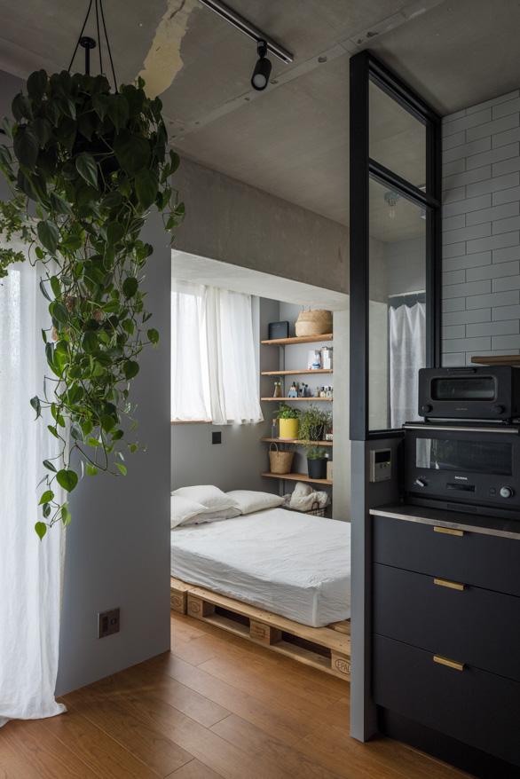 「ひとつづきにくらす」の寝室