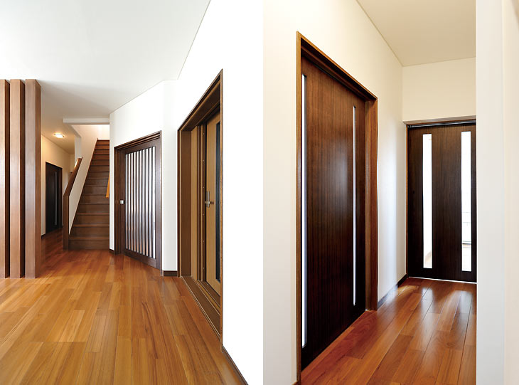 ホームズ 3室を一体にして家事動線を効率化したバリアフリーの家