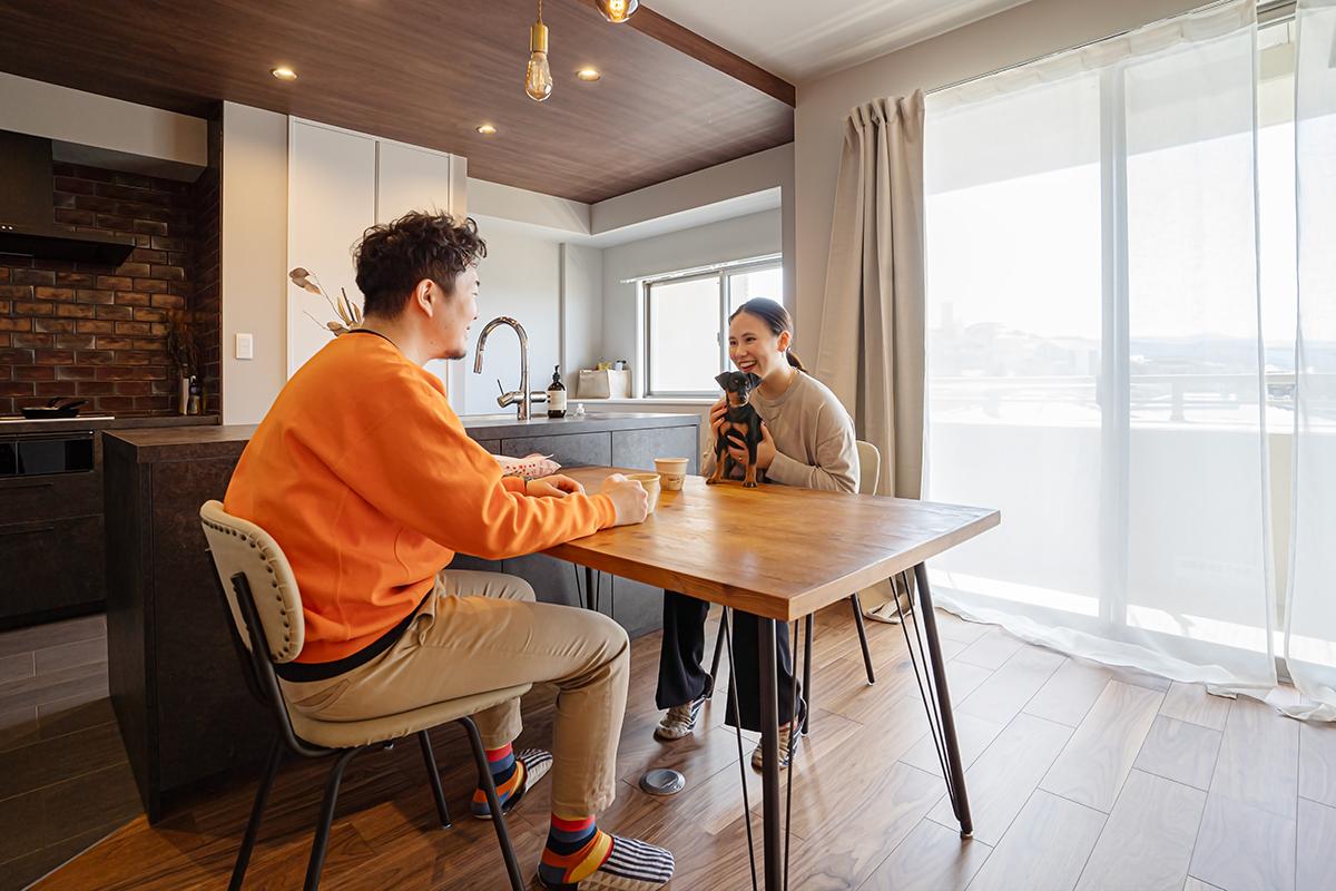 ペットとも暮らしやすいお家に仕上がりました。