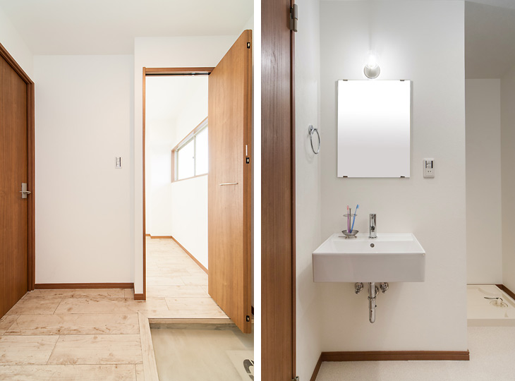 リモートワーカーに欠かせないのが、仕事に集中するためのワークスペース。かつて存在した4畳半の和室を三分の二ほどに縮小し、リモートワーク用の居室に変更しました。