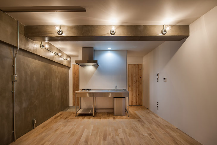 素材にこだわったLDK