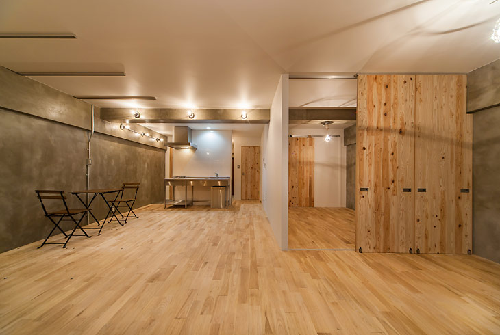 木を目一杯感じます