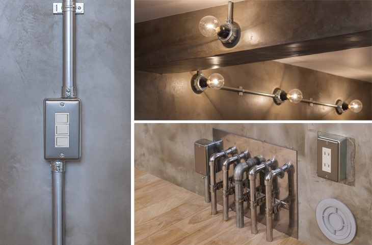 スケルトン壁らしい演出