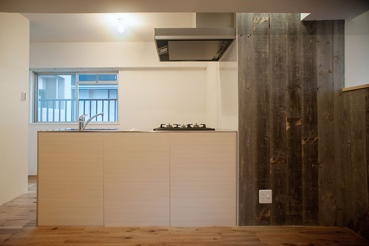 「つながりを感じる部屋」のキッチン