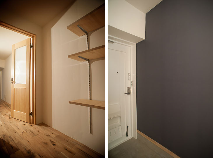 「つながりを感じる部屋」の玄関・土間