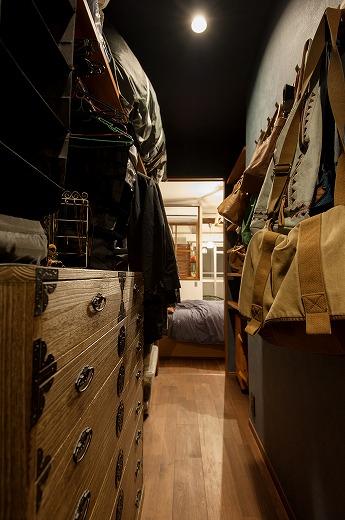 寝室に導線を繋げ、ご夫婦のライフスタイルを重視。