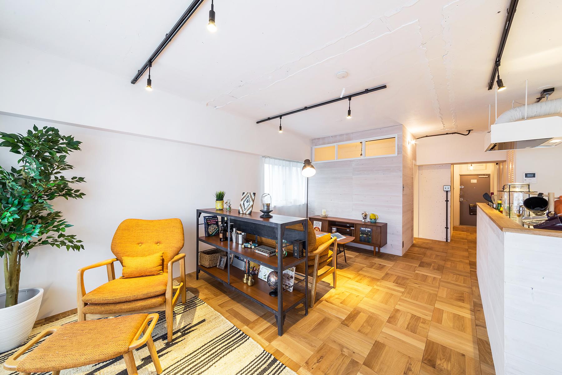 「オーガニックスタイル（東新宿）」のリビングダイニング