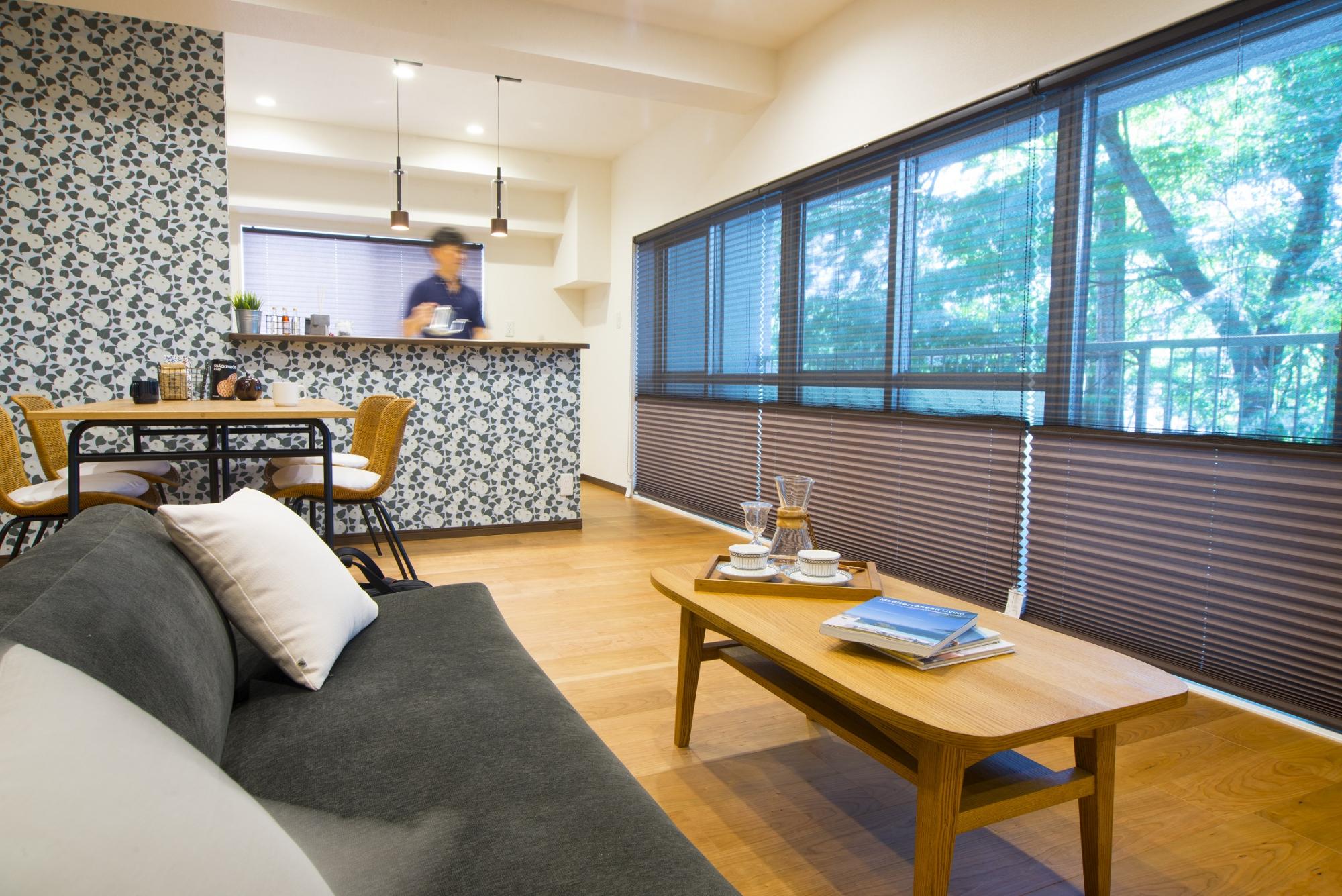 「アジアンMIXスタイル（文京区）」のリビングダイニング