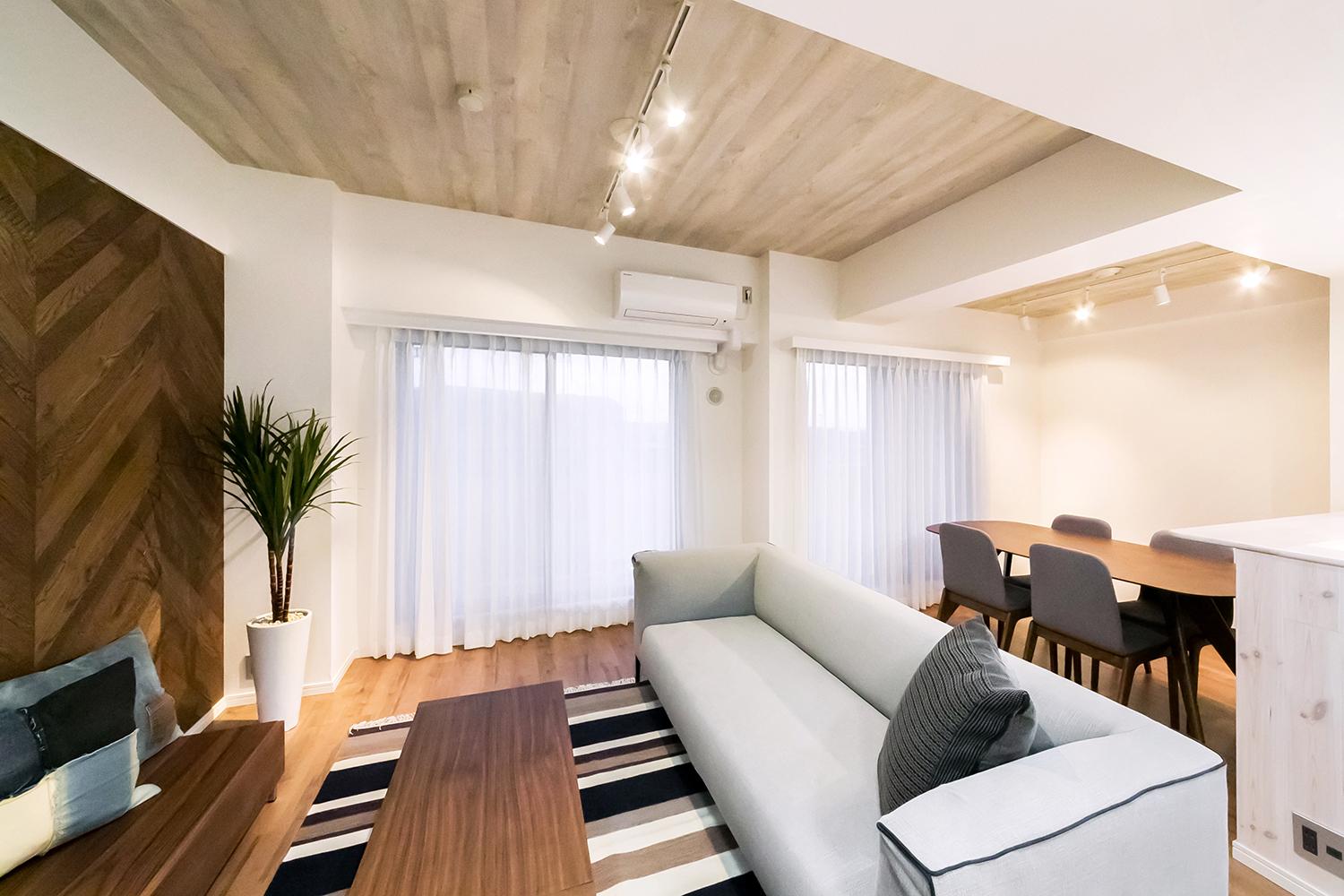 「プレーンスタイル（湘南辻堂）」のリビングダイニング