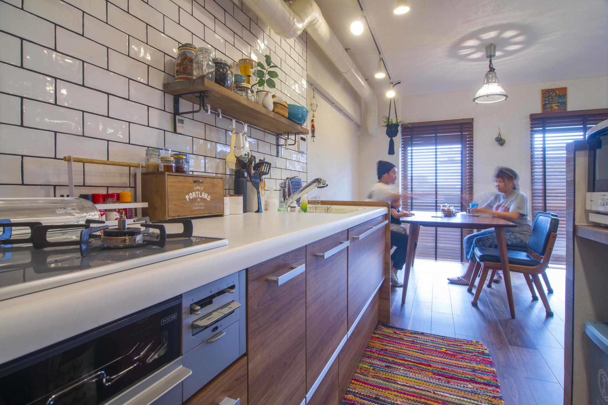 オリジナルの収納スペースを作りました