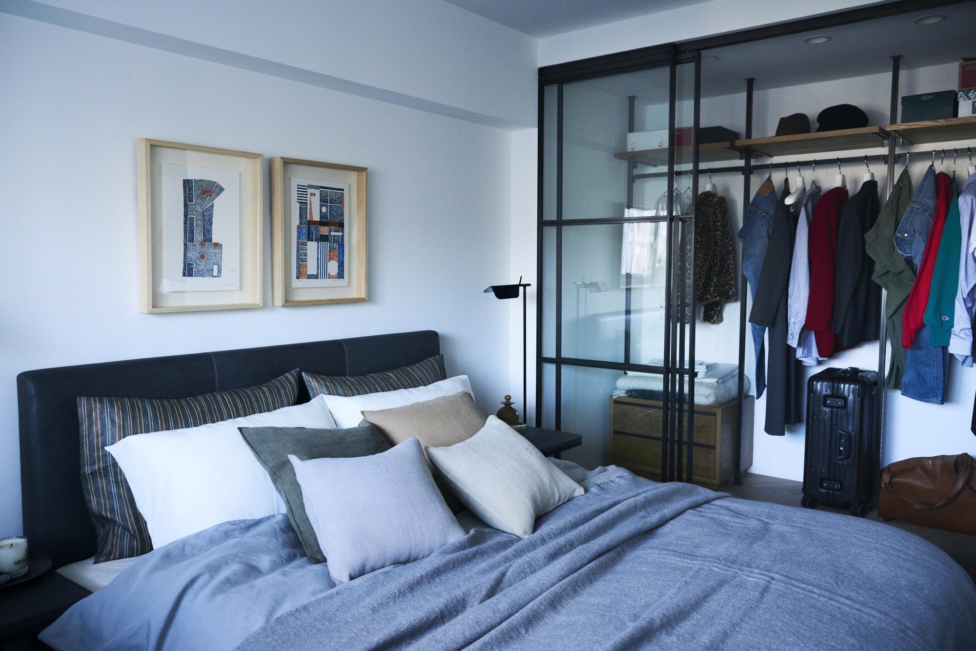 収納に嬉しいウォークインクローゼット付き