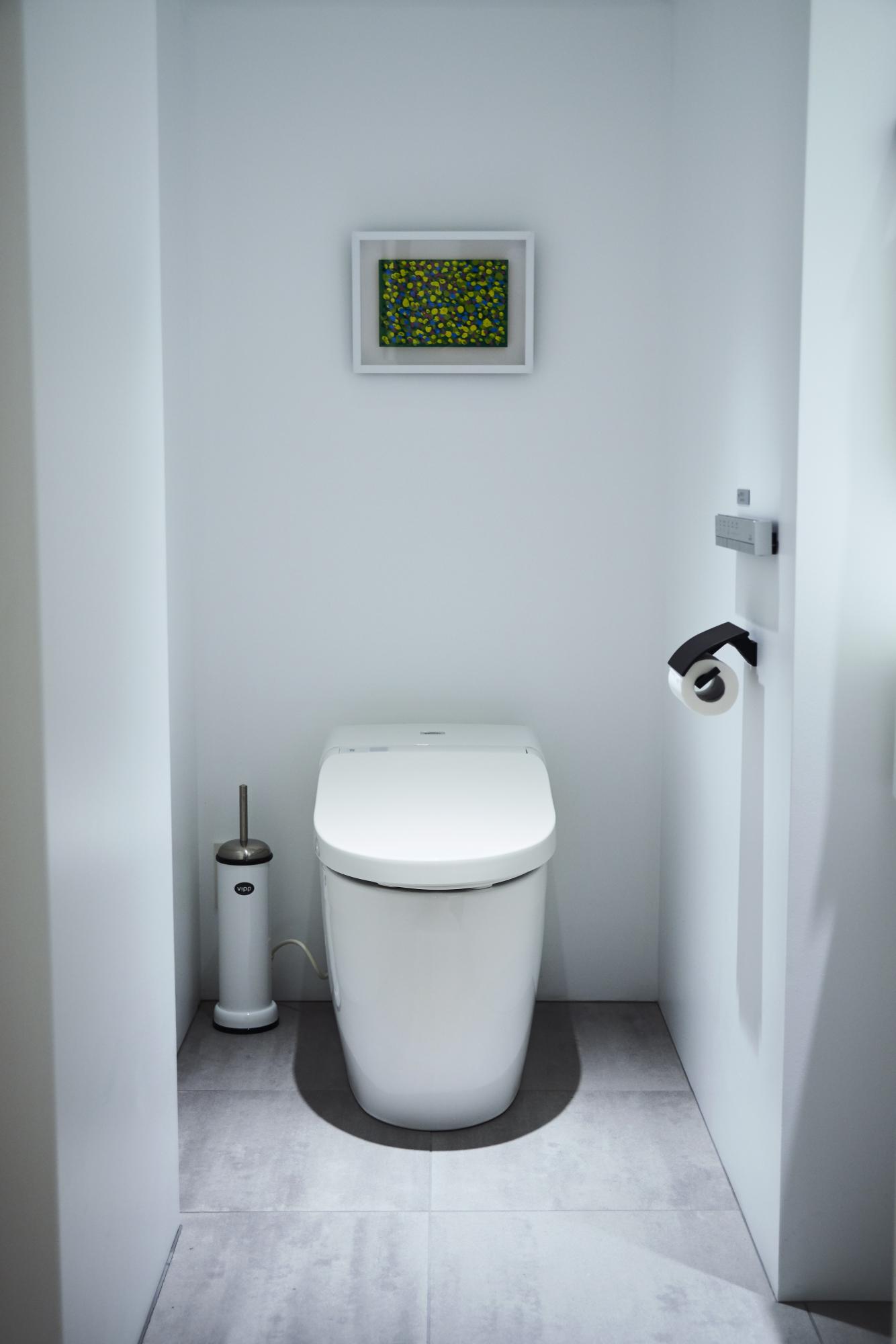 TOTO製洗浄便座付トイレ新規交換