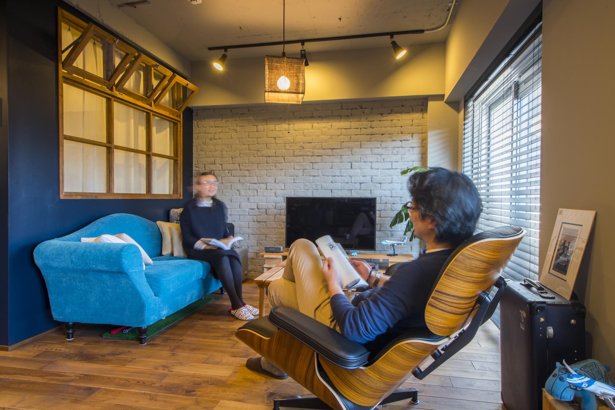 夫婦二人なので、部屋数は必要ない分、リビングダイニングをなるべく広く取ってもらって、シンプルな空間を目指しました。