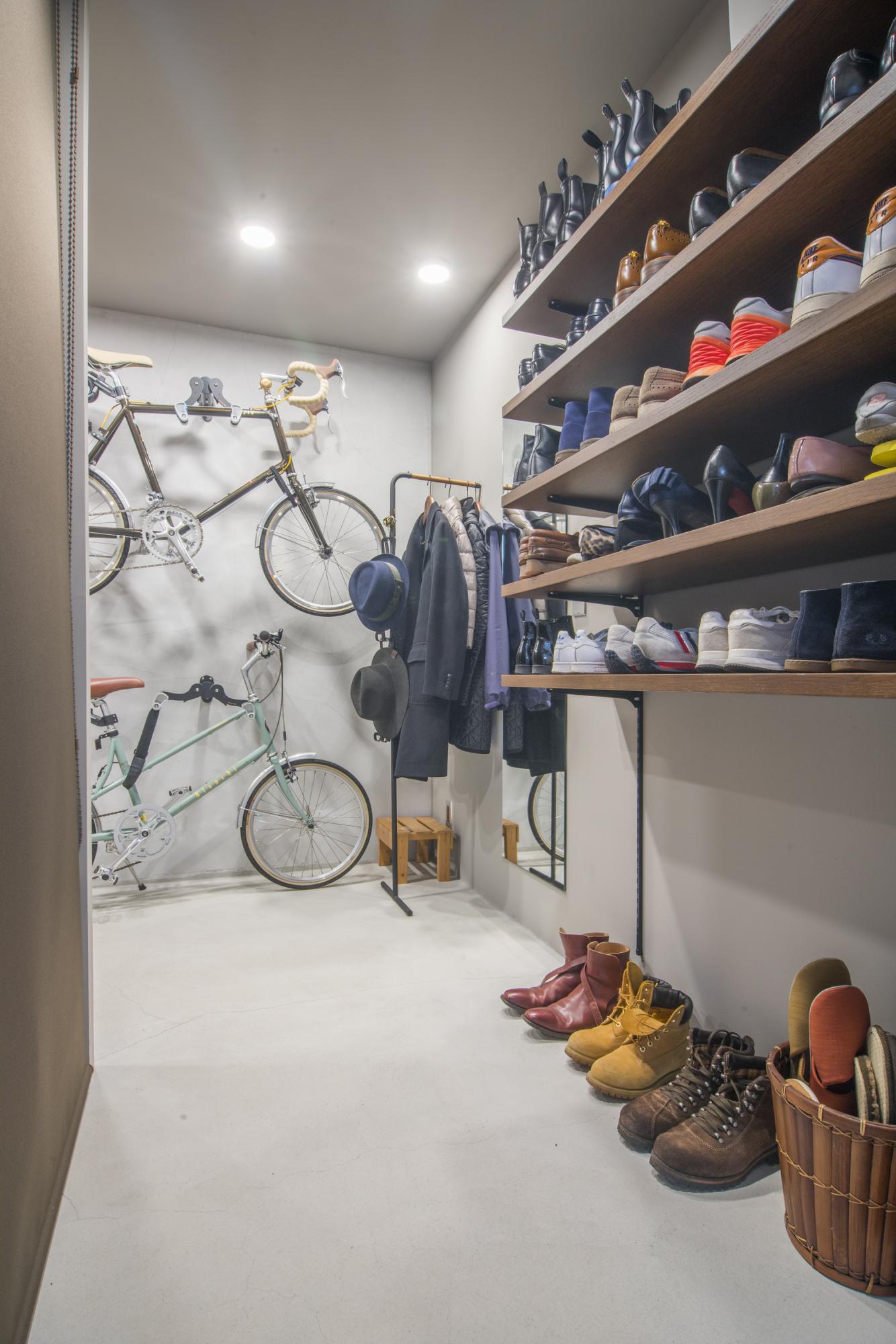 日常の買い物は自転車でらくらくに。