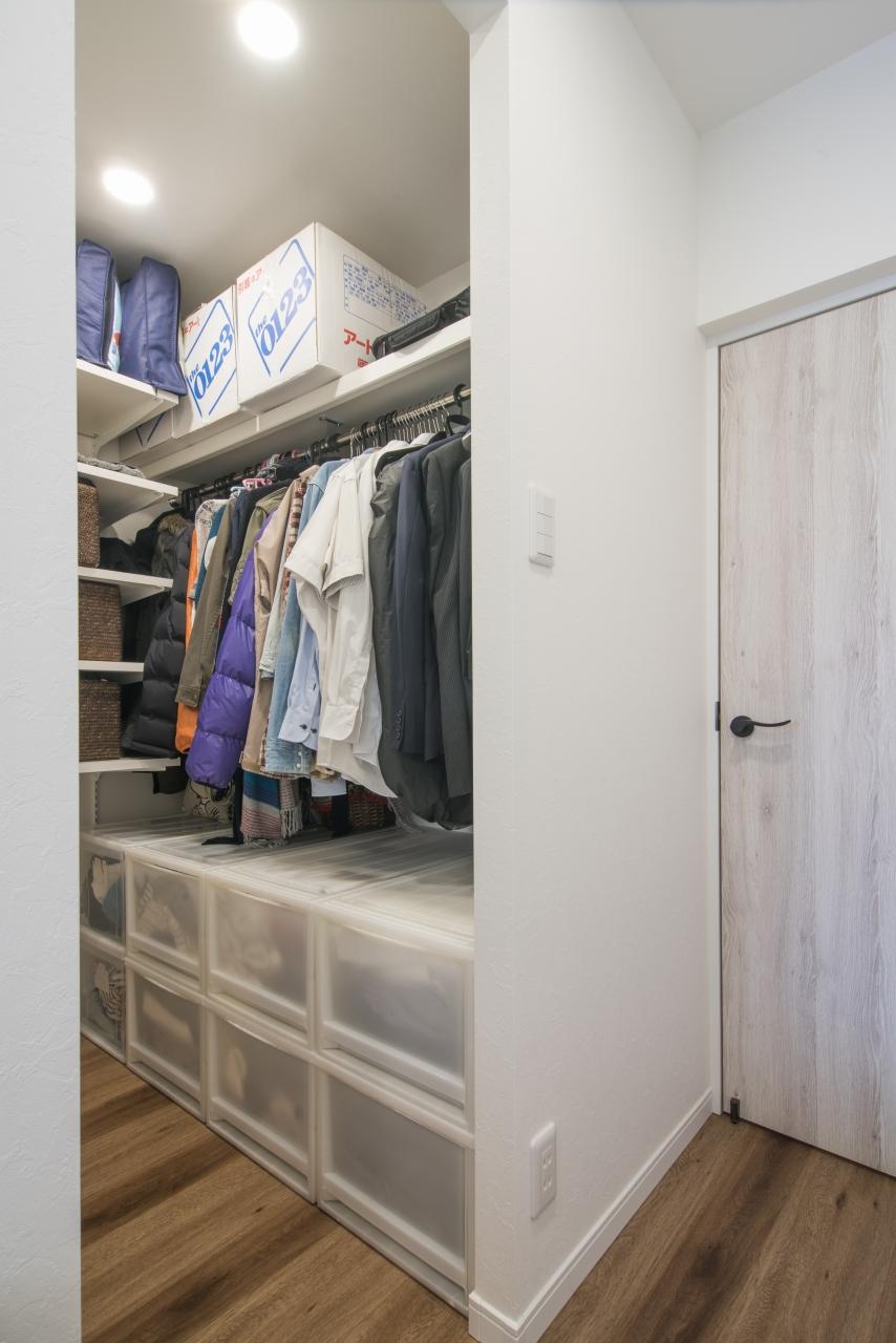 「家族みんなが楽しく暮らせるゆとりの空間を実現させた家」の収納・クローゼット