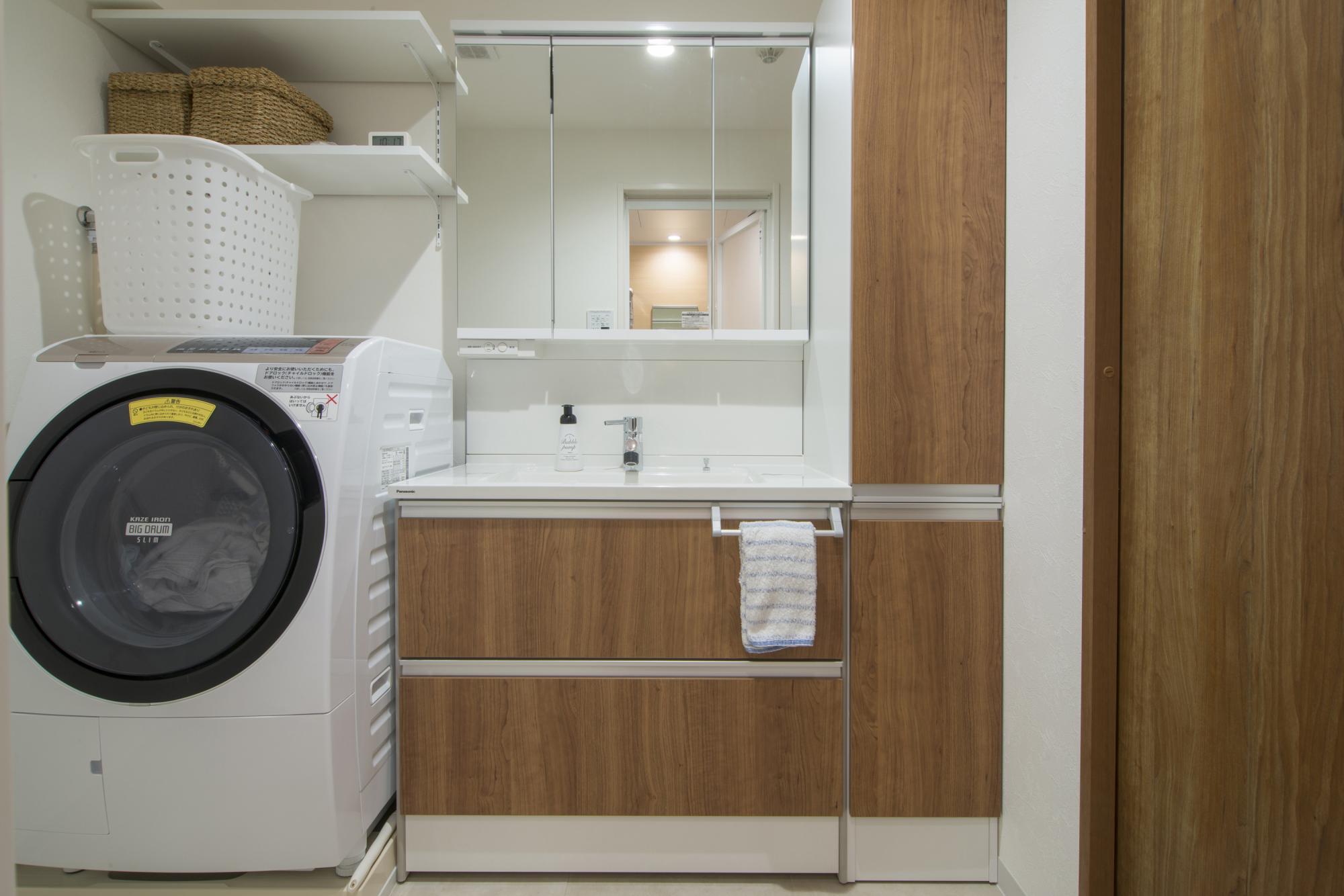 「立地重視で選んだ物件。最新設備を取り入れ、快適に暮らす。」のお風呂・洗面所・トイレ