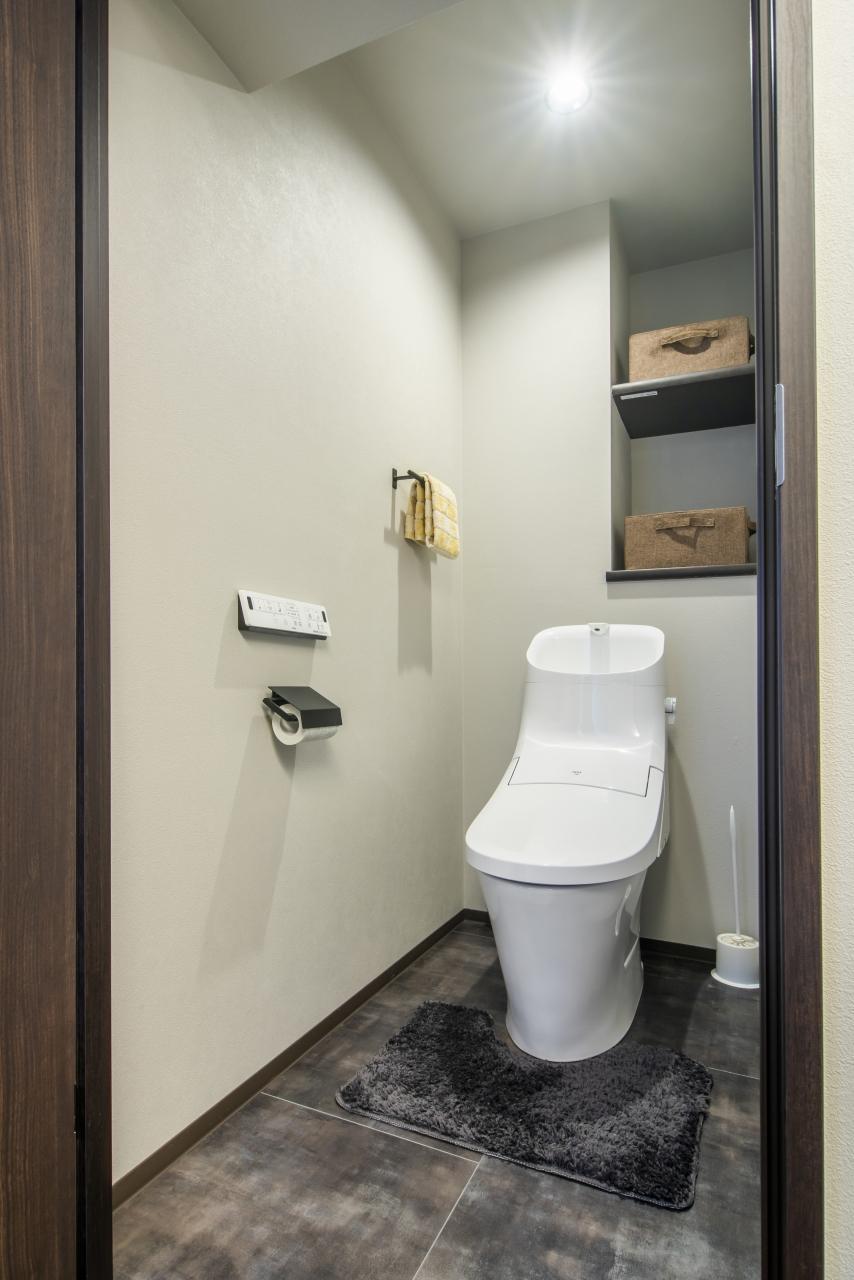 「間取りへのこだわりをカタチに。帰りたい街に作り上げた理想のお部屋」のお風呂・洗面所・トイレ