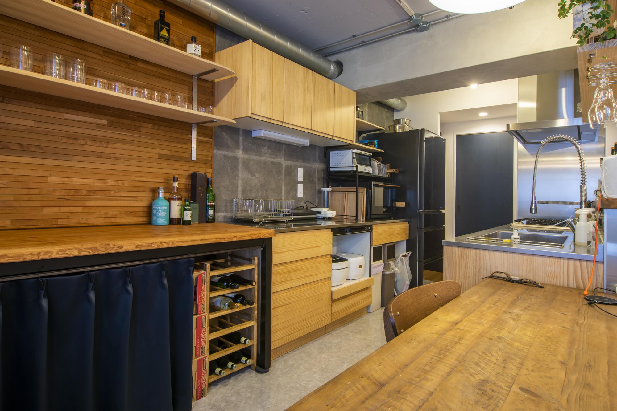 「自分が思い描いた通りの部屋づくりを叶え、人生はさらに豊かに」のキッチン