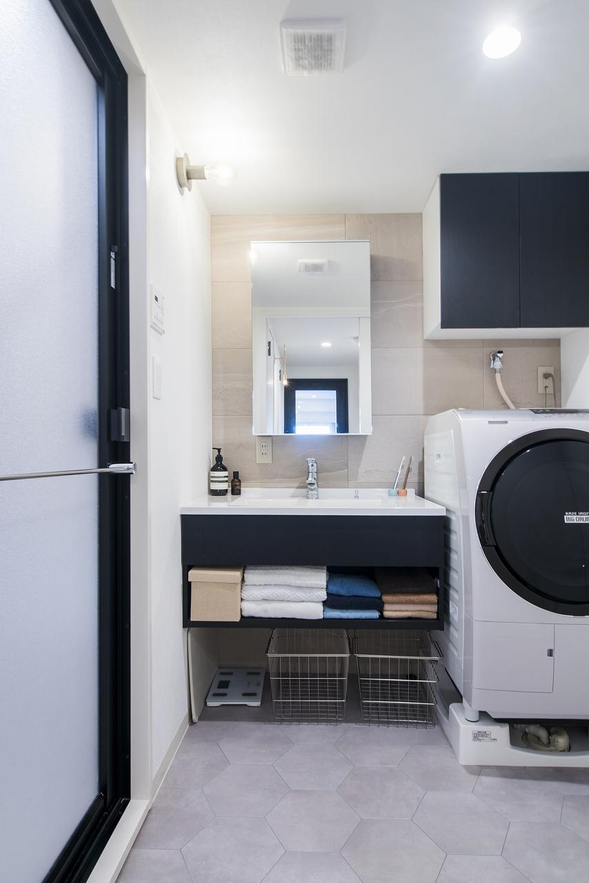 「夫婦で捗る在宅ワーク、おうち時間を変えたお部屋」のお風呂・洗面所・トイレ