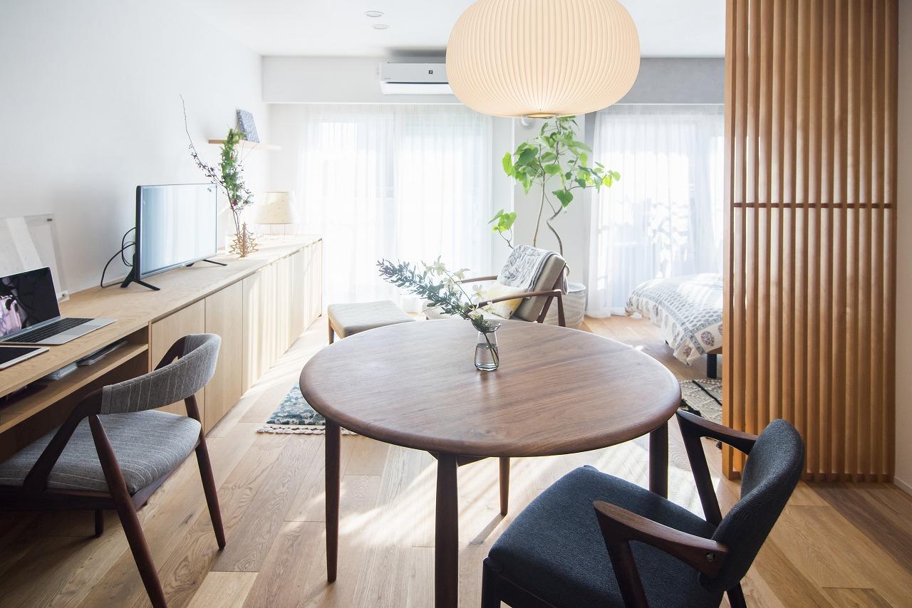 心地よい光と風が訪れる、安らぎのリビングダイニングです。