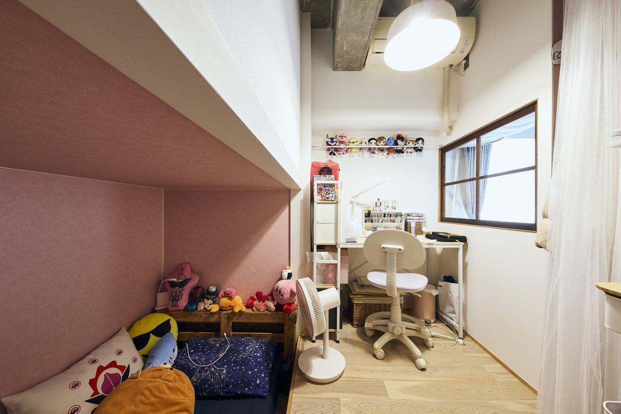 主寝室と隣接する娘さんの部屋。