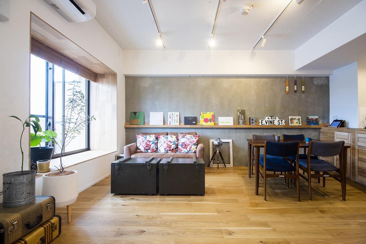 3LDKだった間取りを2LDK＋WICにリノベーション。