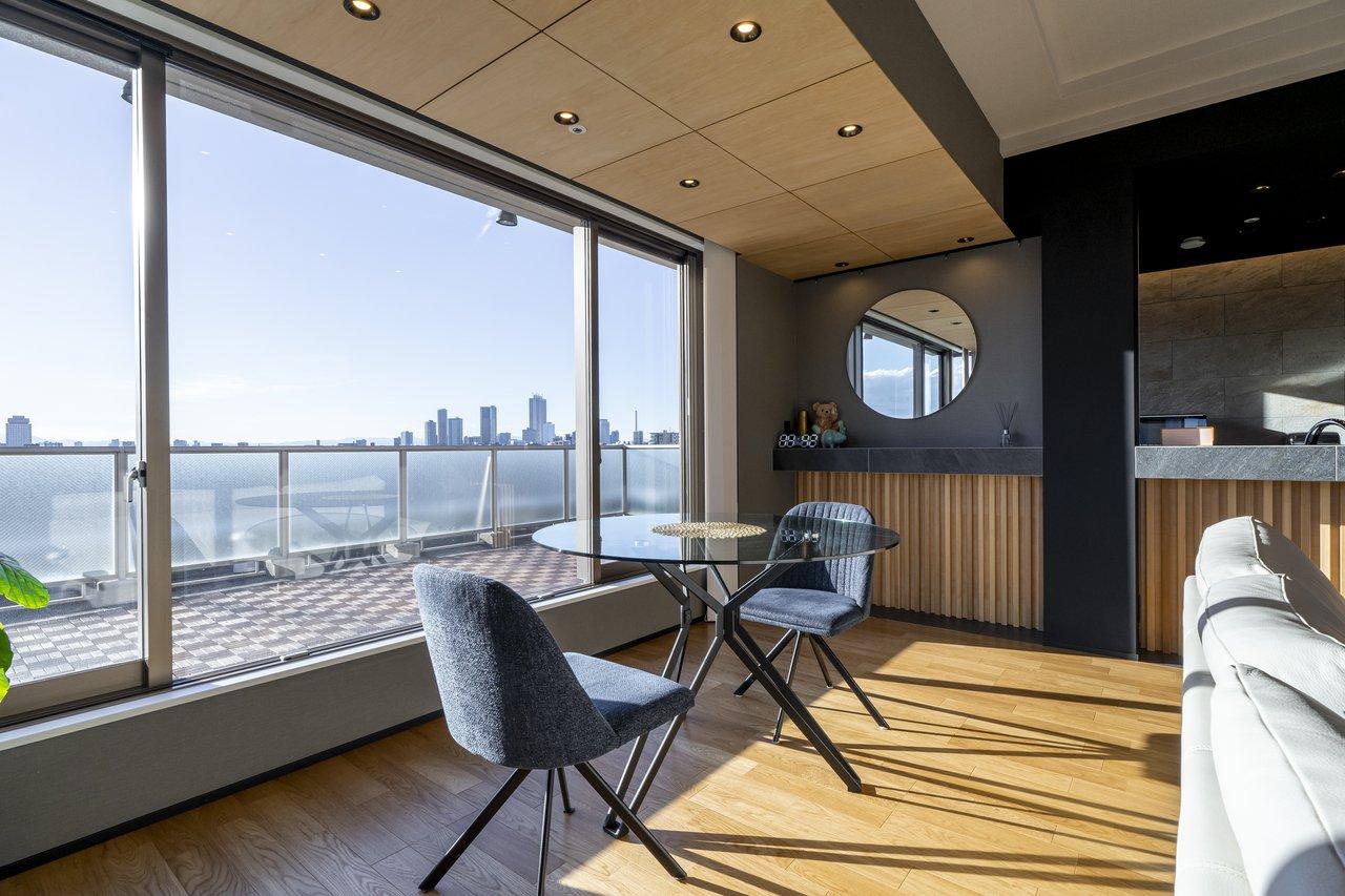 陽当たり・眺望良好のリビングダイニング