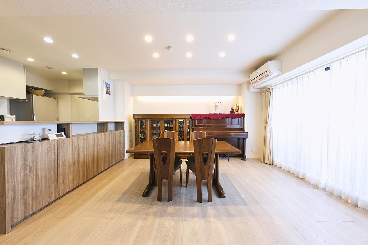 遊びに来たお子さんやお孫さんと過ごすことが増えたダイニング