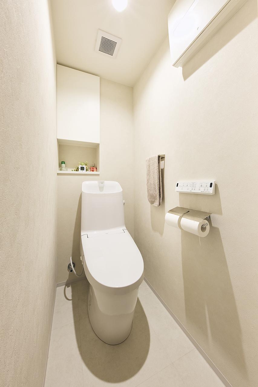 シンプルですっきり使えるトイレ