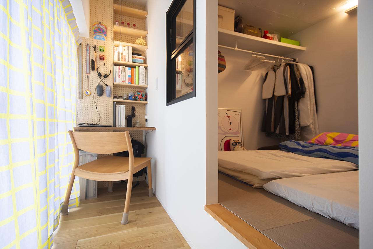 書斎、寝室