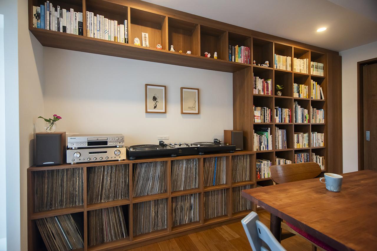 造作レコード棚