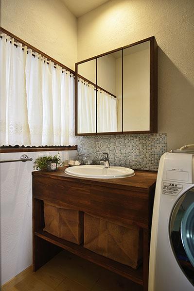 ◆住居スペースの洗面台の様子