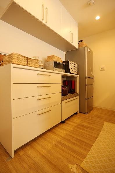 キッチン用品もしっかり収納スペースも確保