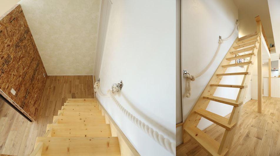 収納スペースにも、来客時のお泊りスペースにもなる、多機能なロフト。