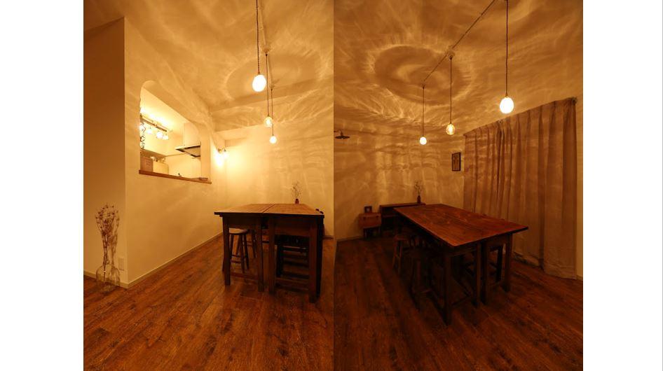 照明がつくる趣ある陰影