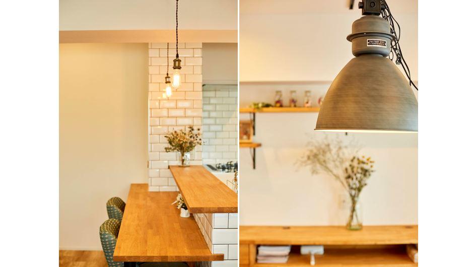 照明一つ一つにもこだわりを。