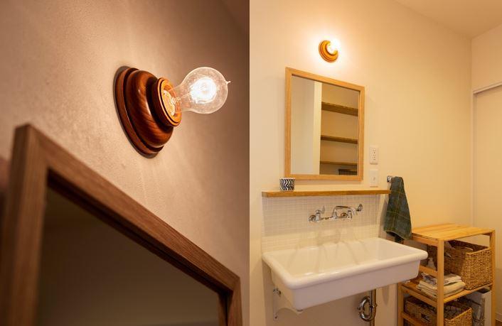 シンプルで使い勝手の良い洗面スペース