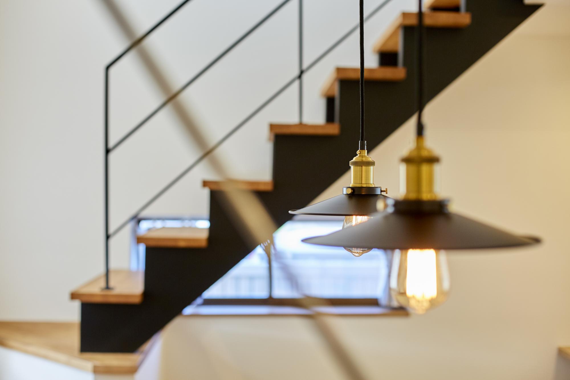 照明もお部屋の雰囲気とマッチして統一感が出ています